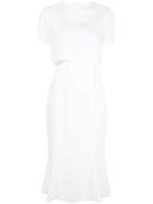 Jason Wu Collection Fitted Layered Dress - White