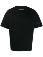 Facetasm Panelled T-shirt - Black