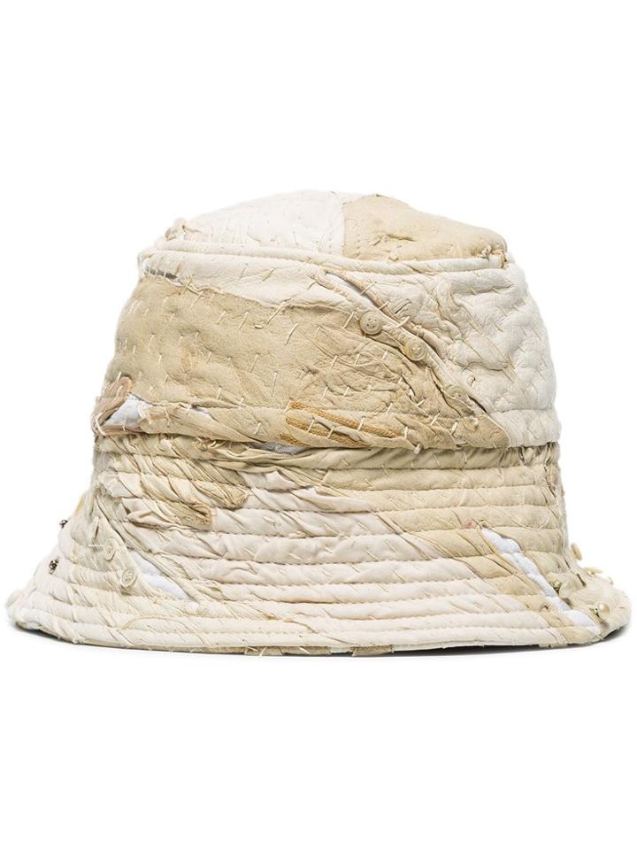 By Walid 19th Century Bucket Hat - White