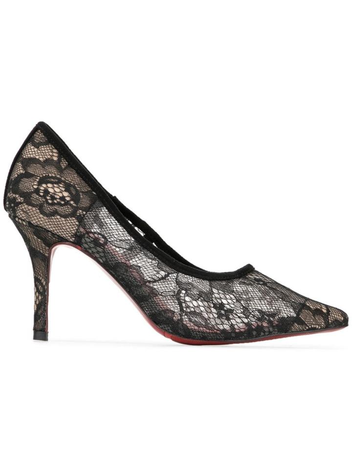 Loveless Lace Pumps - Black