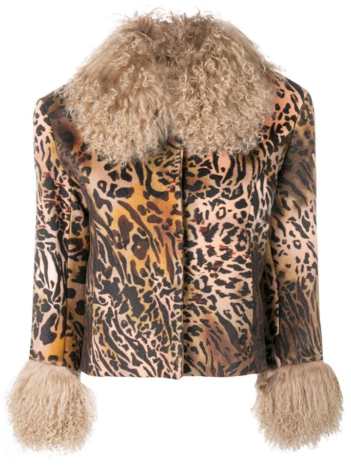 Saks Potts Dorthe Shearling-trimmed Jacket - Brown