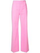 Joseph Tailored Flare Trousers - Pink