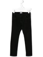 Il Gufo Slim Fit Trousers, Toddler Boy's, Size: 4 Yrs, Black