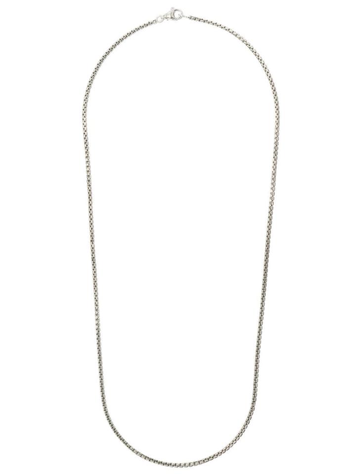 David Yurman Box Chain Small Necklace - Ss