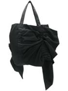 Yohji Yamamoto Ruffle Trim Tote Bag - Black