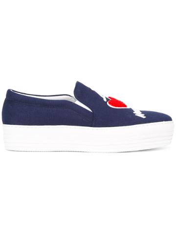 Joshua Sanders I Love Ny Sneakers - Blue