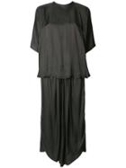 Henrik Vibskov Double Layer Asymmetric Dress - Green
