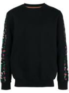 Paul Smith Embroidered Floral Detail Sweatshirt - Black
