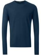Zanone Longsleeved T-shirt, Men's, Size: 52, Blue, Cotton