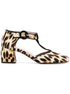 Anna F. Leopard Print Pumps - Nude & Neutrals