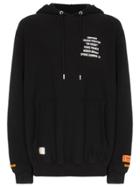 Heron Preston Worker Print Hoodie - Black