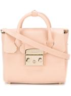 Furla Silver-tone Hardware Mini Tote