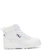 Fila Hi-top Lace Up Sneakers - White