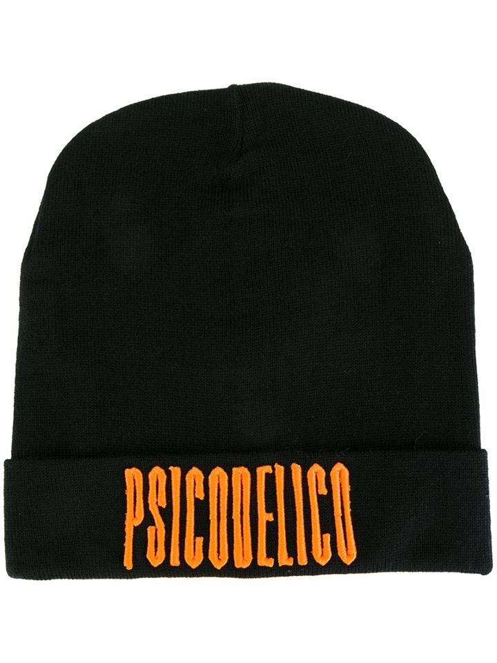 Marcelo Burlon County Of Milan 'licancabur' Beanie, Women's, Black, Cotton