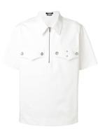 Calvin Klein 205w39nyc Front Zipped Shirt - White