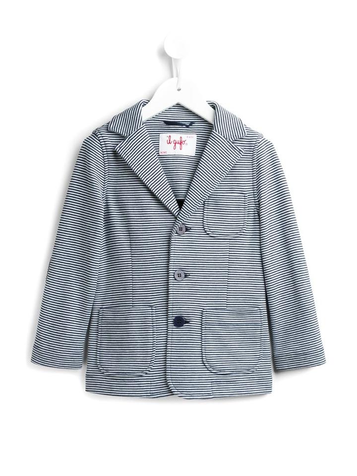 Il Gufo Striped Blazer, Boy's, Size: 8 Yrs, Blue
