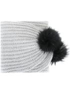 Blugirl Pompom Tip Scarf