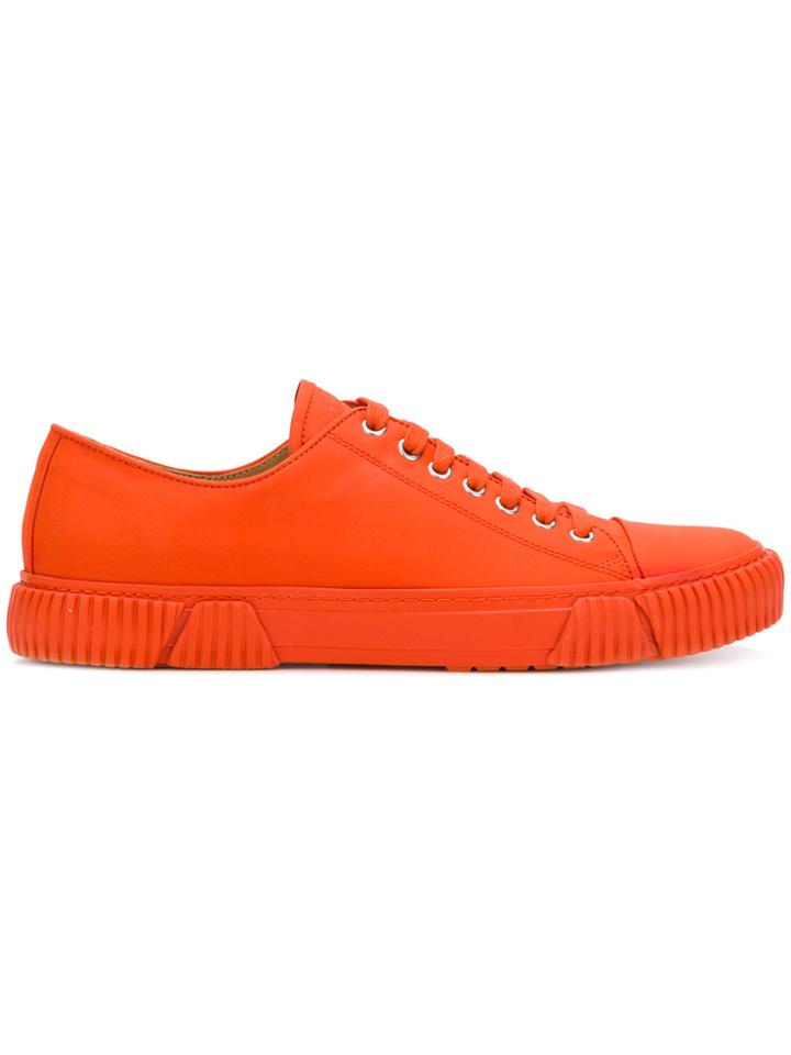 Both Lace-up Sneakers - Yellow & Orange