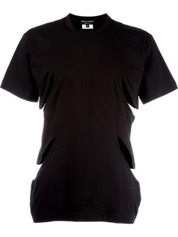 Comme Des Garçons Homme Plus Cut Out T-shirt, Men's, Size: L, Black, Cotton