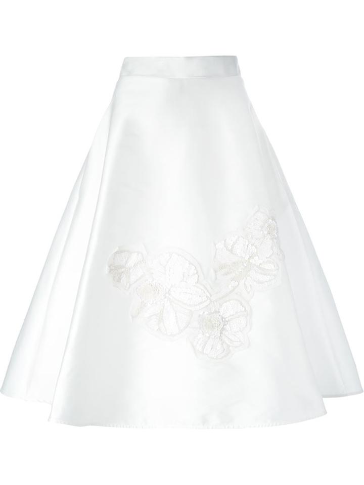 P.a.r.o.s.h. Sequinned Flower Full Skirt