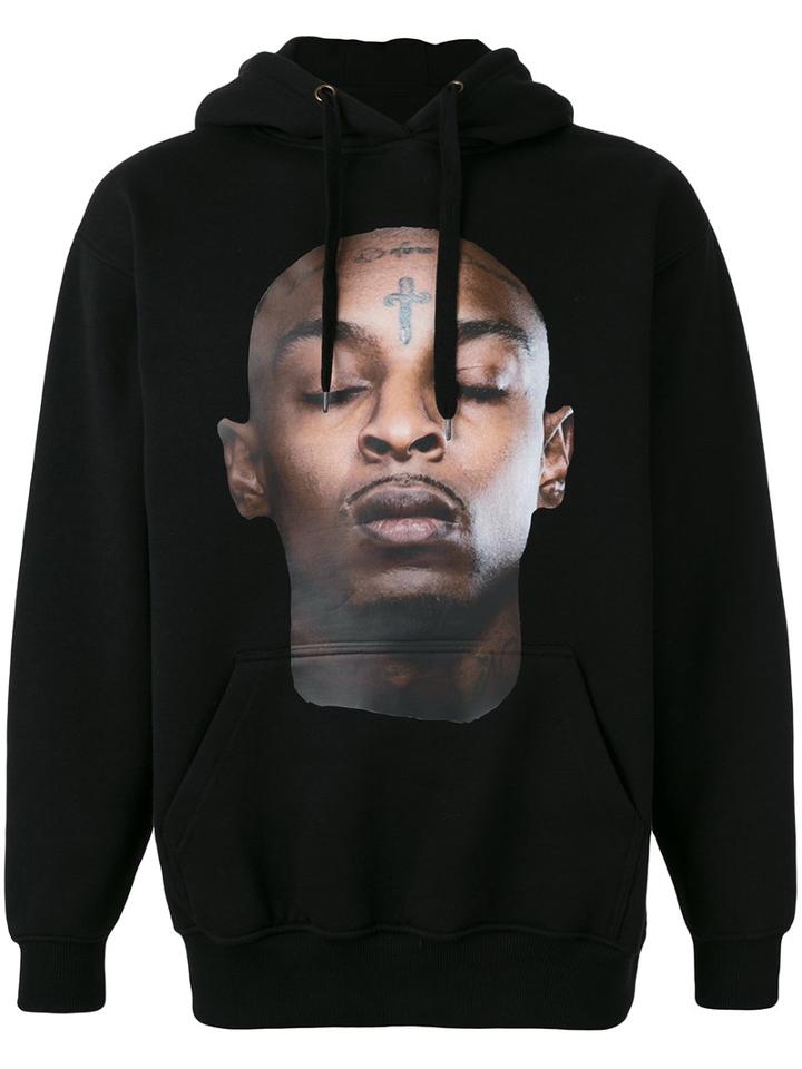 Ih Nom Uh Nit - Savage Hoodie - Men - Cotton - L, Black, Cotton