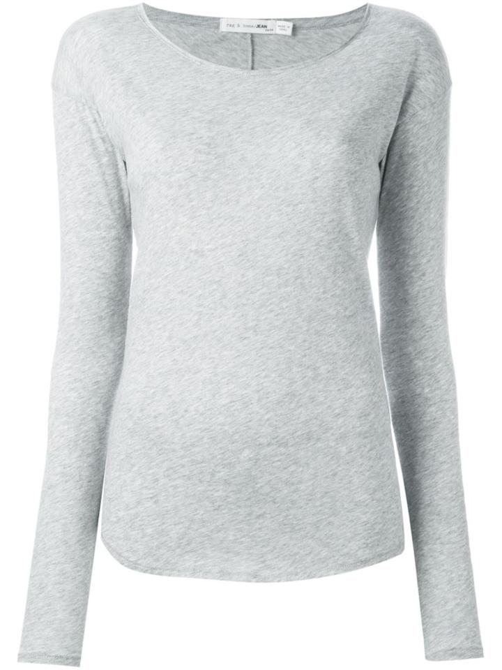Rag & Bone /jean Boat Neck Sweater, Women's, Size: S, Grey, Cotton