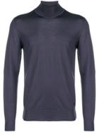 Salvatore Ferragamo Classic Turtleneck Jumper - Blue