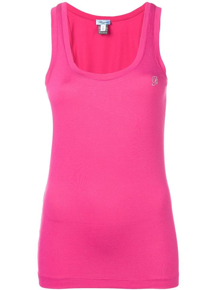 Blumarine Scoop Neck Vest - Pink