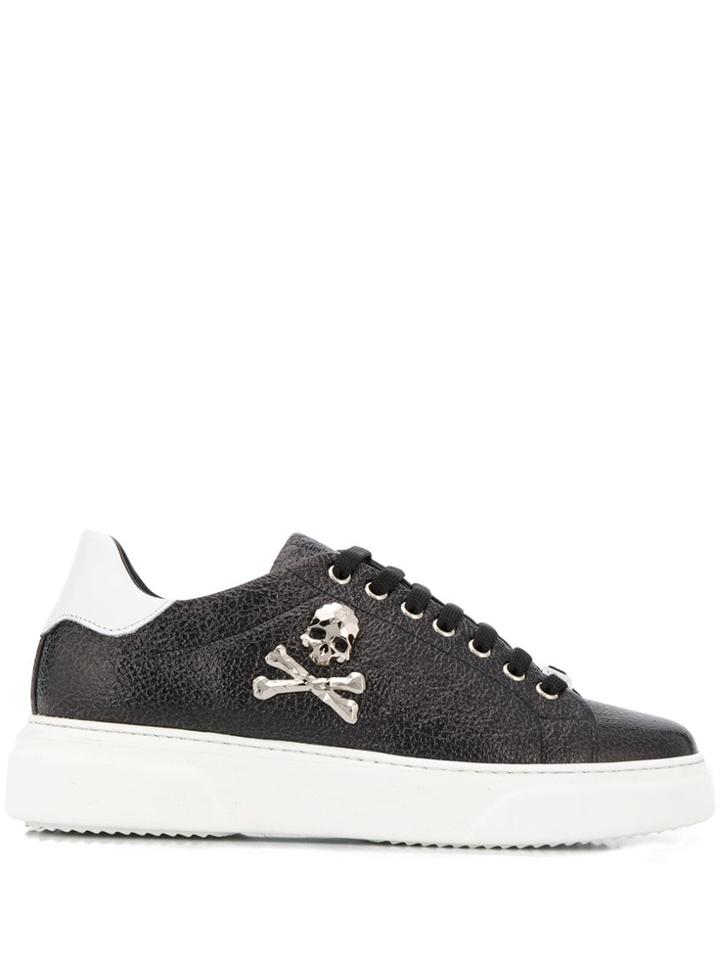 Philipp Plein Skull Chunky Sole Sneakers - Black