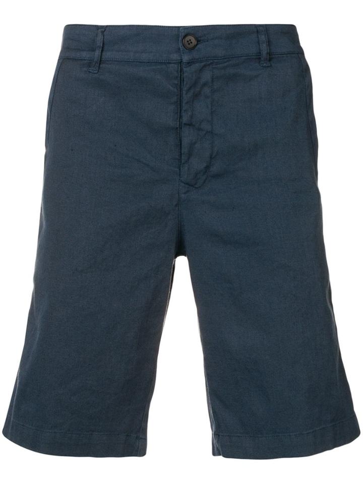 Barena Mid-rise Deck Shorts - Blue