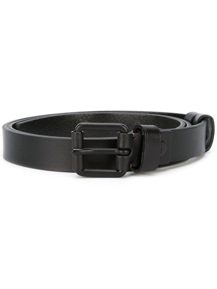 Troubadour - Slim Belt - Men - Calf Leather - 105, Black, Calf Leather