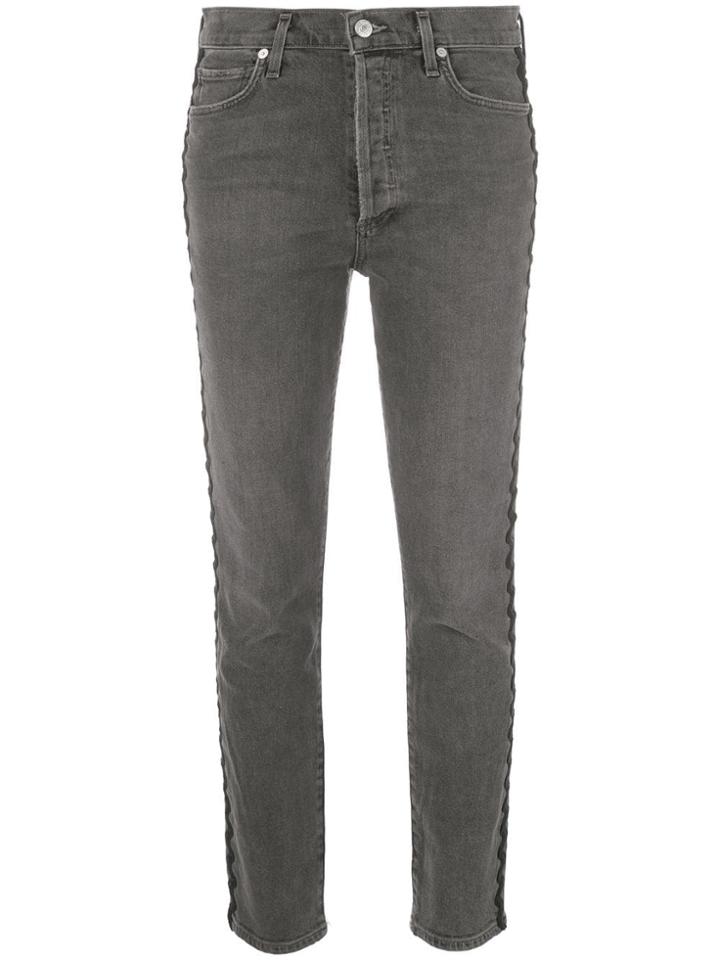 Citizens Of Humanity Olivia High-rise Cropped Jeans - Black