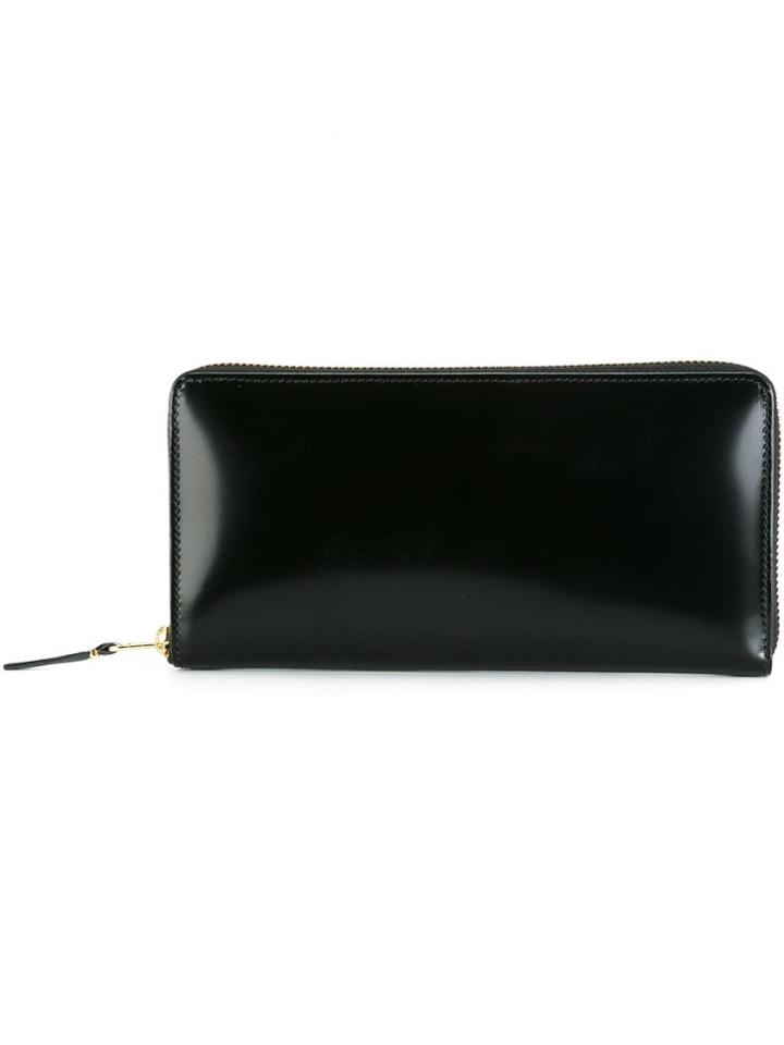 Comme Des Garçons Wallet Rectangular Zip Wallet - Black