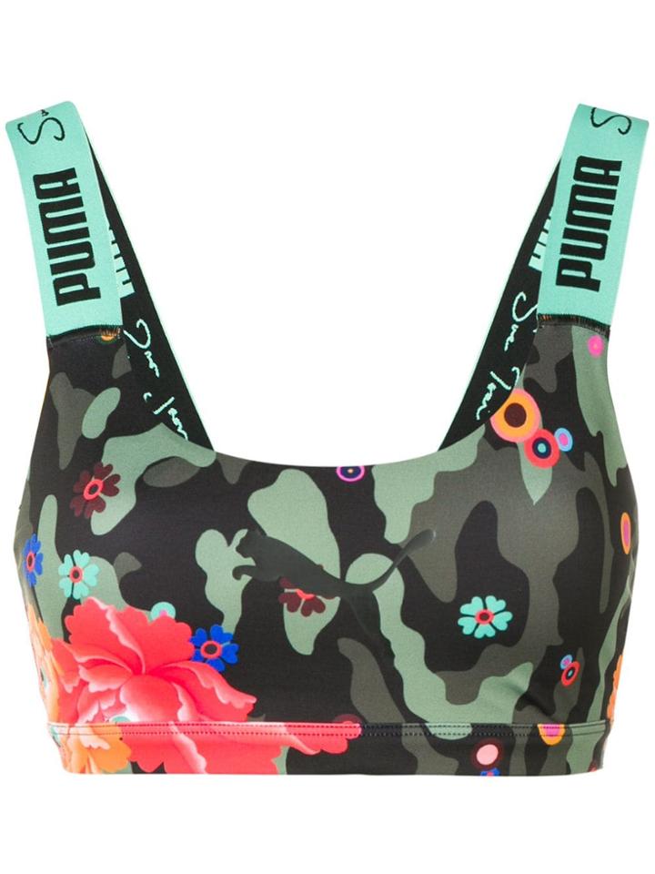 Puma X Sue Tsai Floral Sports Top - Green