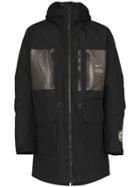 Nike X Undercover Logo Print Fishtail Parka - Black