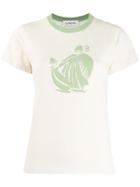 Lanvin Graphic Print T-shirt - Neutrals