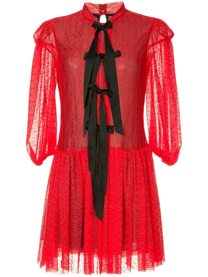 Philosophy Di Lorenzo Serafini Lace Short Dress - Red