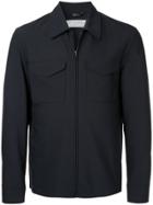 Gieves & Hawkes Zipped Fitted Jacket - Black