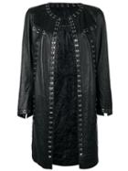 Sylvie Schimmel Danube Coat, Women's, Size: 38, Black, Lamb Skin