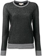 Michael Michael Kors Glitter Detail Sweater - Black