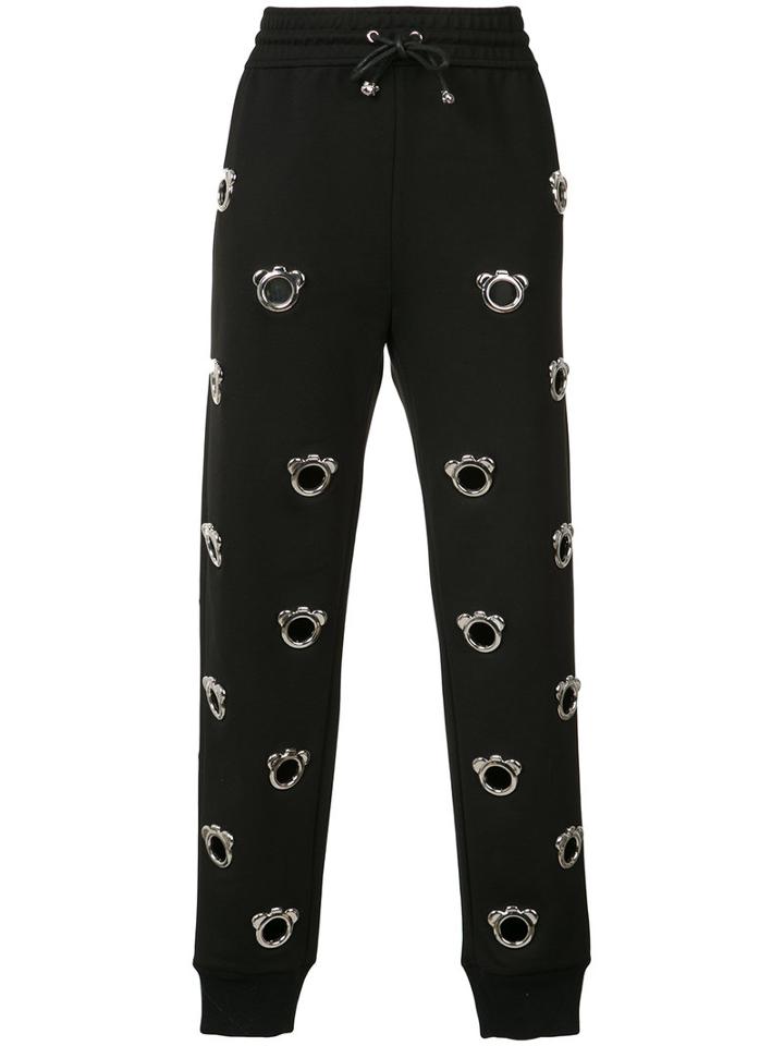 Nicopanda Metal Head Sweatpants, Women's, Size: Small, Black, Elastodiene/nylon/rayon