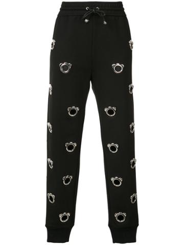 Nicopanda Metal Head Sweatpants, Women's, Size: Small, Black, Elastodiene/nylon/rayon