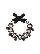 Night Market 'crystal Drop' Necklace - Black