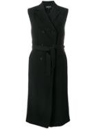 Ann Demeulemeester Blanche Sleeveless Trench - Black