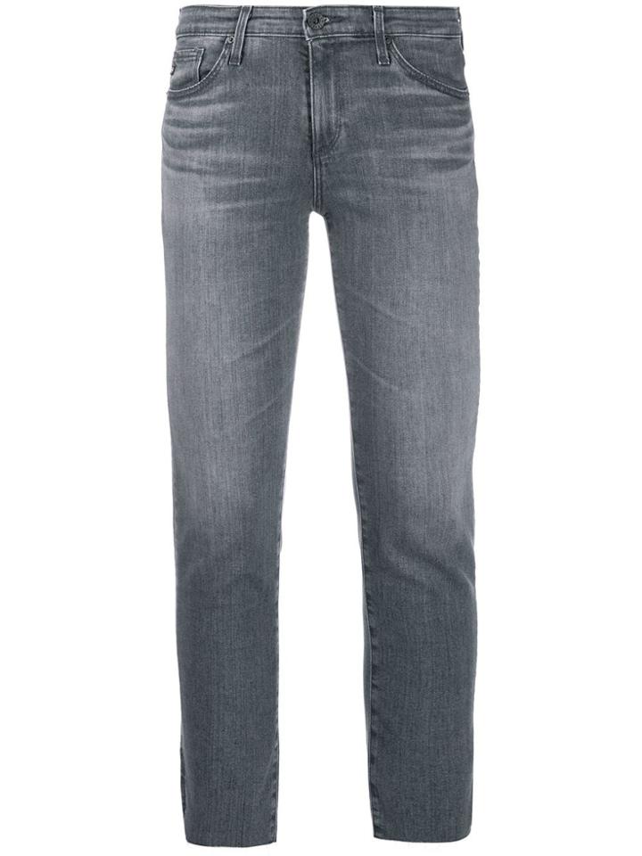 Ag Jenas Prima Ankle Cropped Jeans - Grey
