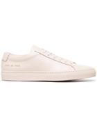 Common Projects Nude Achilles Leather Sneakers - Nude & Neutrals