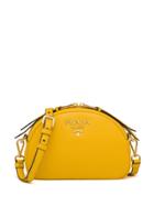 Prada Round Shoulder Bag - Yellow