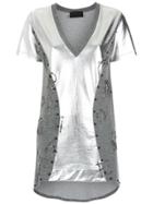Andrea Bogosian Metallic Top - Grey