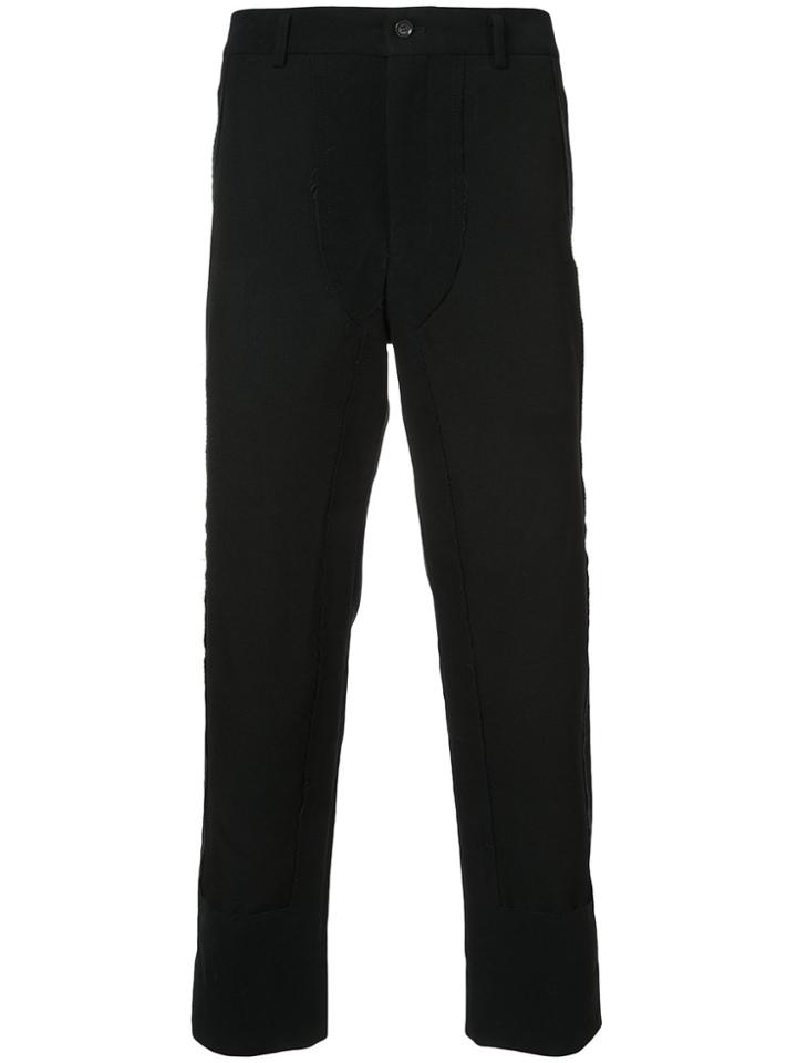Comme Des Garçons Homme Plus Straight-leg Trousers - Black
