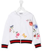 Monnalisa Hooded Jacket, Size: 10 Yrs, White